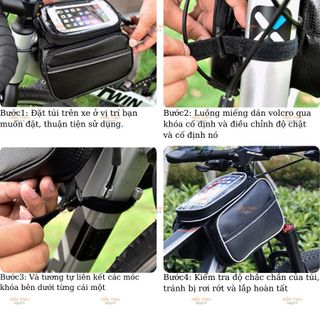 Túi Đựng Điện Thoại Xe Đạp Tiện Lợi, Chống Nước Hiệu Quả, Túi Đựng Điện Thoại Xe Đạp Thông Minh Nhiều Màu