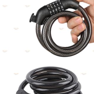Khóa Dây Xe Đạp 5 Số Bảo Mật An Toàn 1m2, Khóa Xe Đạp Thông Minh Nhỏ Gọn , Tiện Lợi, Chịu Lực Tốt