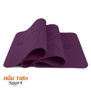 Thảm Tập YoGa 8mm, Thảm Tập Thể Dục Yoga Gym Tại Nhà TPE 2 Lớp Cao Cấp ( 8MM ) Cao Su