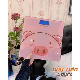 Cân Điện Tử, Cân Sức Khỏe Thông Minh Hình Chú Heo Xinh Xắn Dành Cho Gia Đình Tiện Lợi Chính Xác 180KG