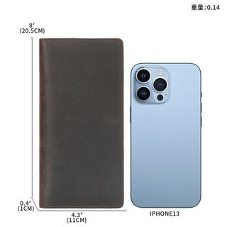 Ví cầm tay nam da bò thật 2054