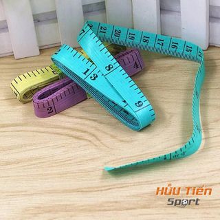 Thước Dây Mềm Đa Năng 1.5M, Thước Đo Chiều Cao Eo Bụng May Đồ Tiện Lợi Nhiều Màu