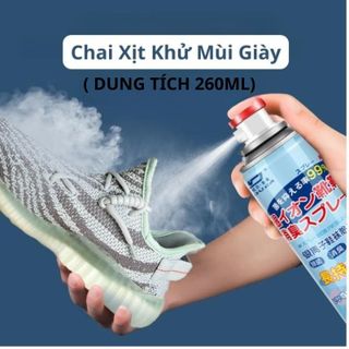 [COMBO] 5 Chai Xịt Khử Mùi Giày Dép Diệt Khuẩn Ngăn Ngừa Hôi Chân Hương Chanh - Đào