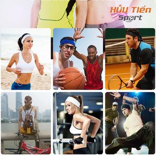 Băng Đô, Băng Trán Thể Thao Tập Gym Thể Hình Chạy Bộ Tennis Thấm Mồ Hôi Nam Nữ Headband Aolikes AL2108 Sport