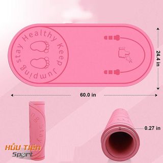 Thảm tập thể thao, thảm tập yoga, thảm nhảy dây tại nhà, thảm nhảy dây chống sốc, chống trượt cách âm Dây Nhảy Tập Gym