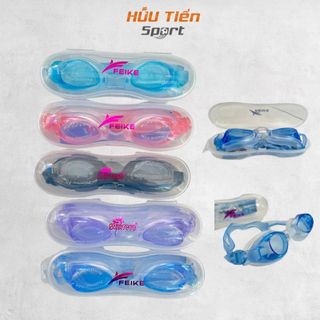 KÍNH BƠI THỂ THAO NAM NỮ FEIKE PVC FK-1800 CHỐNG SƯƠNG MÙ KÈM MÚT BỊT TAI
