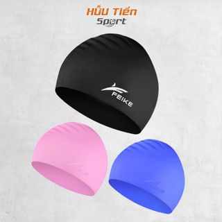 Mũ Bơi Feike Mới, Nón Bơi Nam Nữ Chất Liệu Silicon Cao Cấp