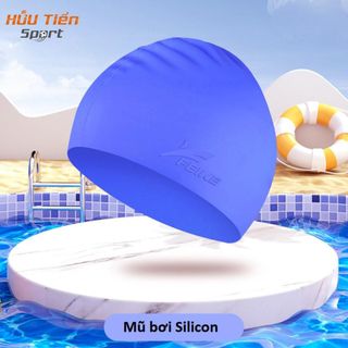 Mũ Bơi Feike Mới, Nón Bơi Nam Nữ Chất Liệu Silicon Cao Cấp