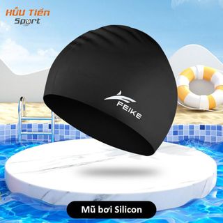 Mũ Bơi Feike Mới, Nón Bơi Nam Nữ Chất Liệu Silicon Cao Cấp