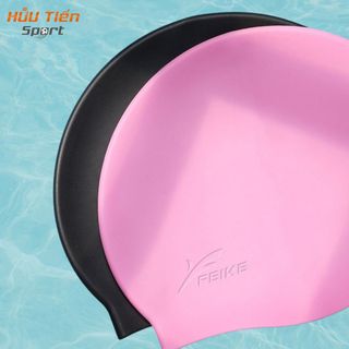 Mũ Bơi Feike Mới, Nón Bơi Nam Nữ Chất Liệu Silicon Cao Cấp