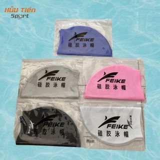 Mũ Bơi Feike Mới, Nón Bơi Nam Nữ Chất Liệu Silicon Cao Cấp