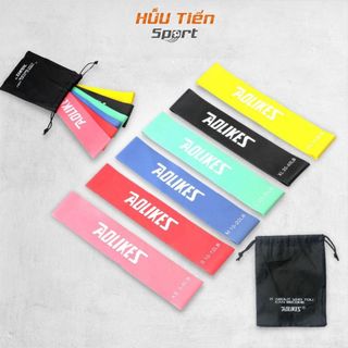 Dây Kháng Lực, Bộ 6 Dây Mini Band Cao Su Kháng Lực Tập Gym Chân Aolikes AL3601 Tập Chân Tập Cơ Chân Tập Cơ Tay Tập Thể Dục