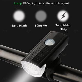 Đèn Pha Gắn Xe Đạp 3 Chế Độ Tích Hợp Sạc USB, Đèn Led Gắn Van Xe Đạp, Đèn Xe Siêu Sáng Chống Nước