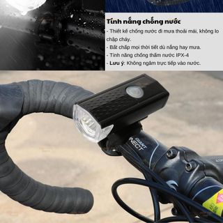 Đèn Pha Gắn Xe Đạp 3 Chế Độ Tích Hợp Sạc USB, Đèn Led Gắn Van Xe Đạp, Đèn Xe Siêu Sáng Chống Nước