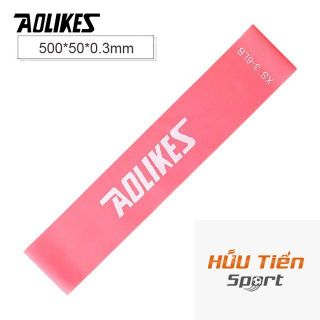 Dây Kháng Lực, Bộ 6 Dây Mini Band Cao Su Kháng Lực Tập Gym Chân Aolikes AL3601 Tập Chân Tập Cơ Chân Tập Cơ Tay Tập Thể Dục