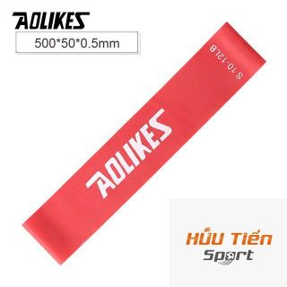 Dây Kháng Lực, Bộ 6 Dây Mini Band Cao Su Kháng Lực Tập Gym Chân Aolikes AL3601 Tập Chân Tập Cơ Chân Tập Cơ Tay Tập Thể Dục