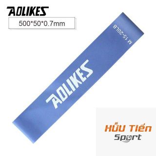 Dây Kháng Lực, Bộ 6 Dây Mini Band Cao Su Kháng Lực Tập Gym Chân Aolikes AL3601 Tập Chân Tập Cơ Chân Tập Cơ Tay Tập Thể Dục