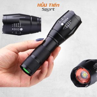 Đèn Pin Cầm Tay Siêu Sáng Tầm Xa XML T6 LED Chống Nước, Nhỏ Gọn Tiện Lợi Pin Có Thể Sạc Lại (FullBox)