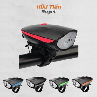 Đèn Xe Đạp Có Còi Xe + Hợp Sạc USB Tiện Lợi Gắn Van Xe Đạp, Đèn Pha Xe Đạp Thể Thao Chống Thấm Nước Tiện Lợi