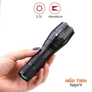 Đèn Pin Cầm Tay Siêu Sáng Tầm Xa XML T6 LED Chống Nước, Nhỏ Gọn Tiện Lợi Pin Có Thể Sạc Lại (FullBox)