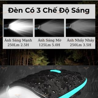 Đèn Xe Đạp Có Còi Xe + Hợp Sạc USB Tiện Lợi Gắn Van Xe Đạp, Đèn Pha Xe Đạp Thể Thao Chống Thấm Nước Tiện Lợi