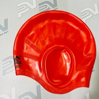 Mũ bơi trùm tai người lớn và trẻ em silicone cao cấp CONQUEST dùng được cho nam, nữ ngăn nước,vào tai
