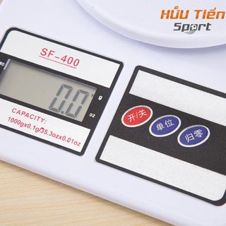Cân Điện Tử, Cân Tiểu Ly Nhà Bêp Thực Phẩm 5KG SF400 Electronic Mini Chính Xác Cao (Kèm Pin)