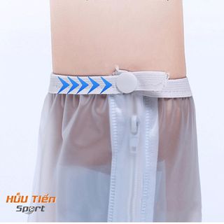 Ủng Bọc Giày, Bao Trùm Giày Đi Mưa Silicon Cổ Cao Chống Thấm Nước Tốt Có Khóa Kéo