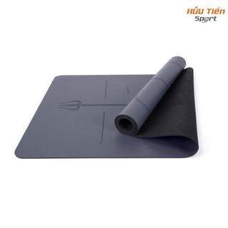 Thảm Tập Yoga PU + Cao Su Tự Nhiên, Thảm Yoga 5mm Định Tuyến Tập Luyện Nam Nữ Tại Nhà Tiện Lợi