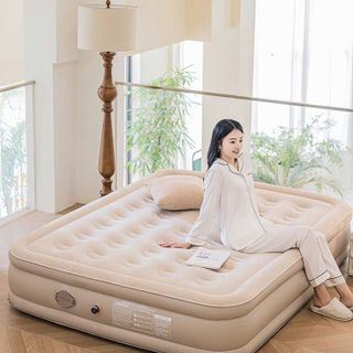 Nệm Hơi Dã Ngoại Kèm Gối