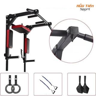 Thanh Xà Đơn Xà Kép Gắn Tường Đa Năng 8 trong 1 Chịu Tải 300Kg Tập Thể Dục Tại Nhà
