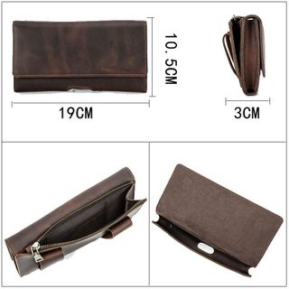 Túi đeo hông nam da bò thật MB256