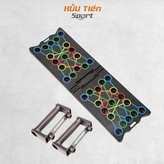 Dụng Cụ Hít Đất, Dụng Cụ Chống Đẩy Bản Nâng Cấp 34 Lỗ Đa Năng Tập Gym Tại Nhà