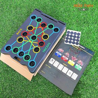 Dụng Cụ Hít Đất, Dụng Cụ Chống Đẩy Bản Nâng Cấp 34 Lỗ Đa Năng Tập Gym Tại Nhà