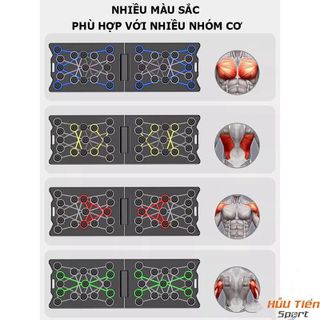 Dụng Cụ Hít Đất, Dụng Cụ Chống Đẩy Bản Nâng Cấp 34 Lỗ Đa Năng Tập Gym Tại Nhà