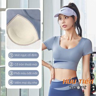 Set Đồ Tập Gym Nữ Ngắn, Bộ Quần Áo Thun BT02 Tập Thể Thao, Yoga, Aerobic Ôm Body Tôn Dáng Lưng Cao Sport Tập Thể Dục Chạy Bộ