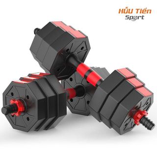 Bộ Tạ Tay Tập Gym Kết Hợp Tạ Đẩy, Tạ Đòn 10kg – 50kg Dành Cho Nam Nữ, Tạ Tay Tập Luyện Đa Năng