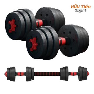 Bộ Tạ Tay Tập Gym Kết Hợp Tạ Đẩy, Tạ Đòn 10kg – 50kg Dành Cho Nam Nữ, Tạ Tay Tập Luyện Đa Năng