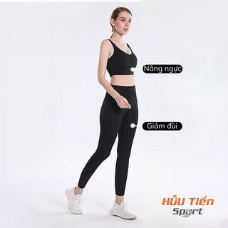 Bộ Quần Áo Tập Gym Nữ, Set Đồ Thun Dài BTG03 Tập Thể Thao, Yoga, Aerobic Co Dãn Tốt Ôm Body Tôn Dáng Lưng Cao Chạy Bộ Tập Thể Dục Sport