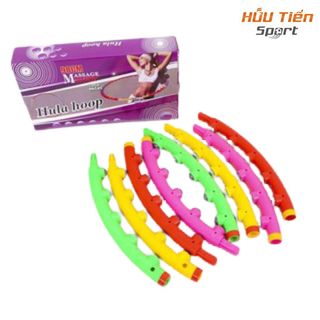 Vòng Lắc Eo, Vòng Lắc HULA HOOP Massage Size Lớn Có Thể Tháo Lắp Tiện Lợi