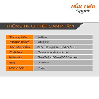 Băng Đeo Cổ Tay Thể Thao Nam Nữ, Băng Chặn Mồ Hôi Bảo Vệ Cổ Tay Khi Chơi Thể Thao, Tập Gym, Tennis Aolikes AL0235 8CM Sport Tập Thể Dục Quấn Cổ Tay Phụ Kiện