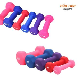 Tạ Tập Tay Nam Nữ, Quả Tạ Tay Gang Bọc Silicon Cao Cấp 1kg – 2.5kg, Tập Luyện Gym Yoga Pilates Tại Nhà Cho Nam Nữ