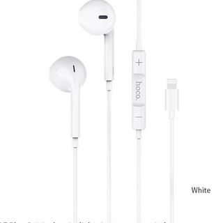 Tai Nghe Có Dây Hoco L7 Plus Có Mic Nghe Gọi, Dây Dài 120cm, Hỗ Trợ Tăng Giảm Âm Lượng Dành Cho Iphone 7 Đến 14
