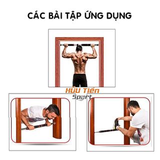 Xà Đơn, Thanh Xà Đơn Treo Tường Gắn Cửa Tập Gym Tập Tay Thể Dục Thể Thao Tại Nhà Tùy Chỉnh Độ Dài 60 - 150cm