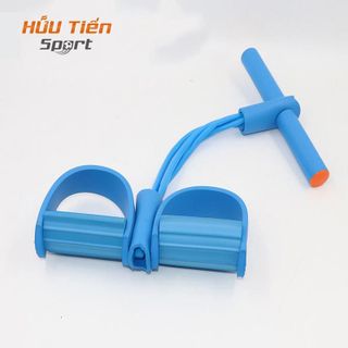 Dây Kéo Đàn Hồi Kháng Lực 4 Ống Cao Su Chắc Chắn Tập Gym Thể Dục, Luyện Cơ Bụng, Tay Chân Tại Nhà Dây Kháng Lực Tập Chân