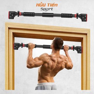Xà Đơn Treo Tường, Thanh Xà Đơn Gắn Cửa Có Chốt Chống Xoay Tùy Chỉnh 72 - 140cm Cao Cấp, Dụng Cụ Tập Gym Thể Dục Tại Nhà