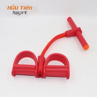Dây Kéo Đàn Hồi Kháng Lực 4 Ống Cao Su Chắc Chắn Tập Gym Thể Dục, Luyện Cơ Bụng, Tay Chân Tại Nhà Dây Kháng Lực Tập Chân