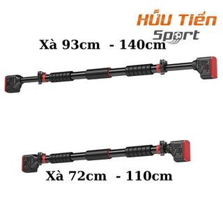 Xà Đơn Treo Tường, Thanh Xà Đơn Gắn Cửa Có Chốt Chống Xoay Tùy Chỉnh 72 - 140cm Cao Cấp, Dụng Cụ Tập Gym Thể Dục Tại Nhà