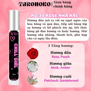 No.35 Rose Nhà Nác Chill Girl - Nước hoa nữ 10ml siêu hot hit - Tarohoko