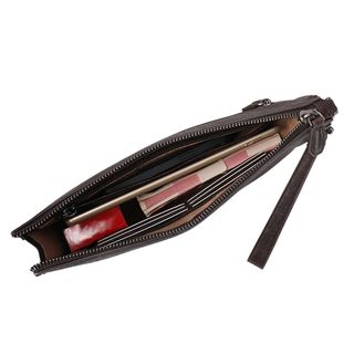 Ví cầm tay nam da bò thật dập vân cá sấu 1045